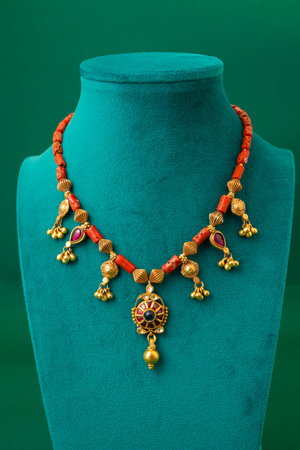 Sindura Mala Nakshi Necklace