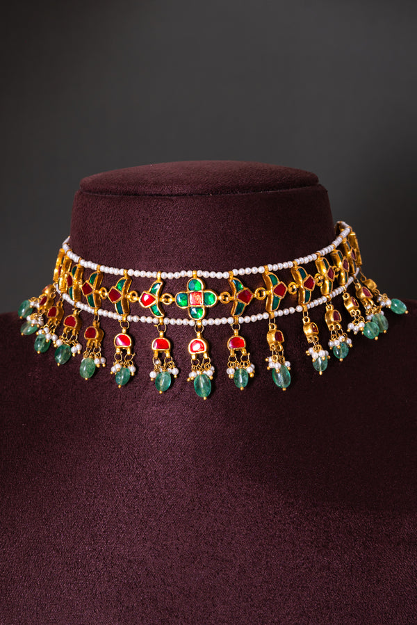 Chandana Kundan Necklace.