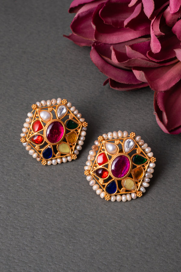 Hemangi Kundan Earrings