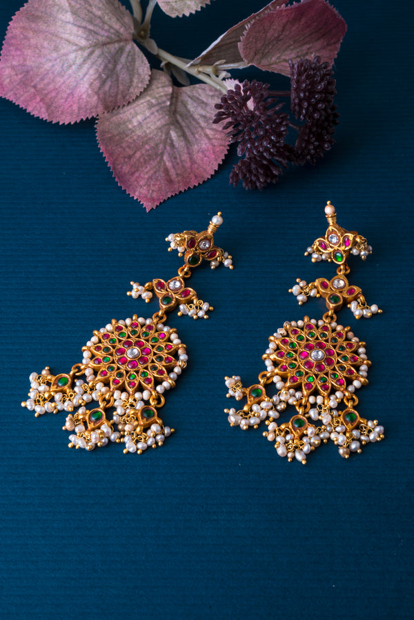 Ishaya Kundan Earrings