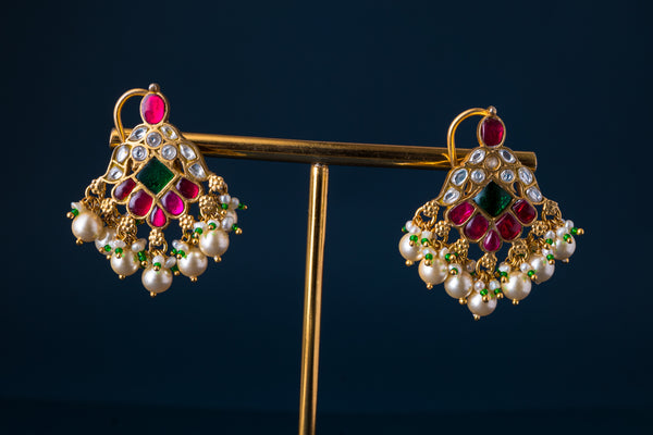 Vibhuti Kundan Earrings