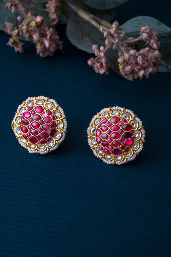 Maya Mohak Kundan Studs