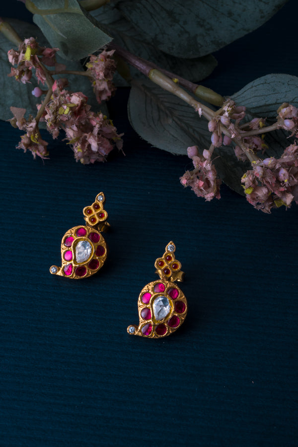 Prisha Kundan Earrings