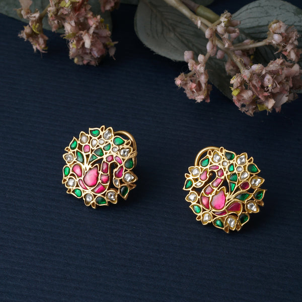 madhura kundan earrings