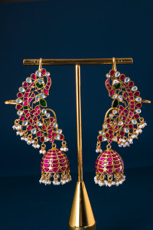 Lakshmi Kundan Earrings