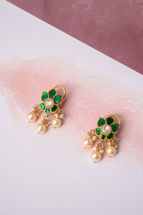 Kamal Kundan Earrings