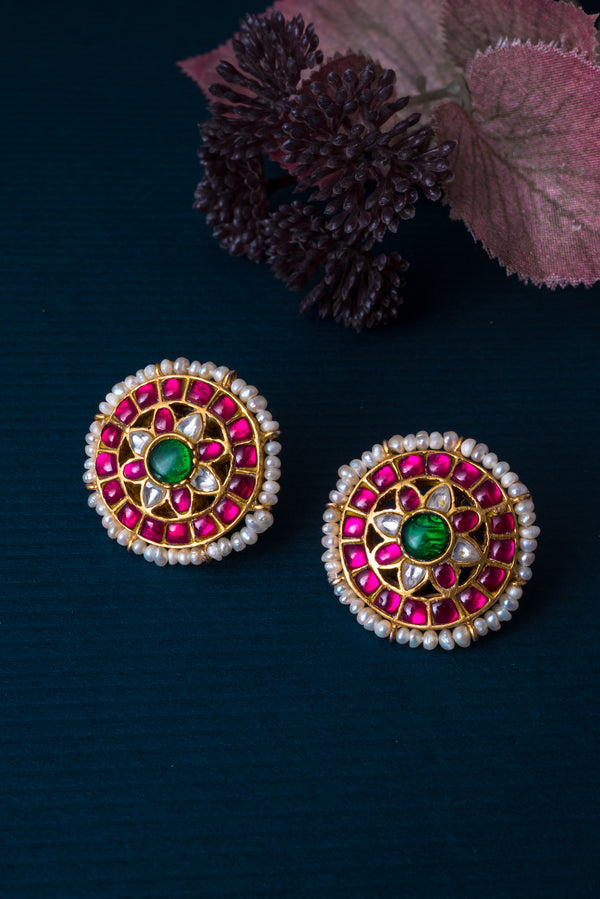 Sanvika Kundan Earrings