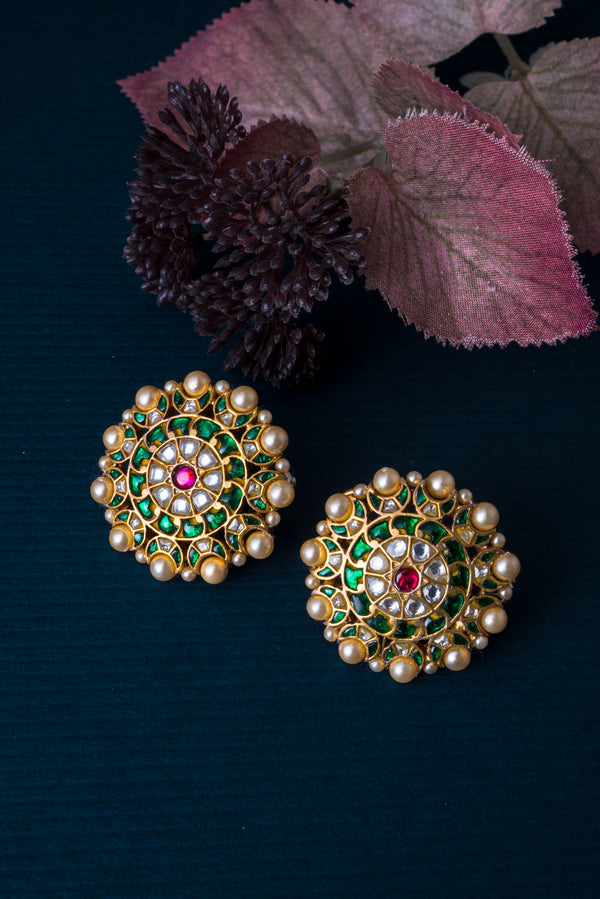 Aahana Kundan Earrings