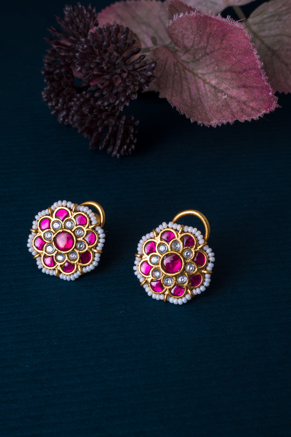 Madhavi Kundan Earrings