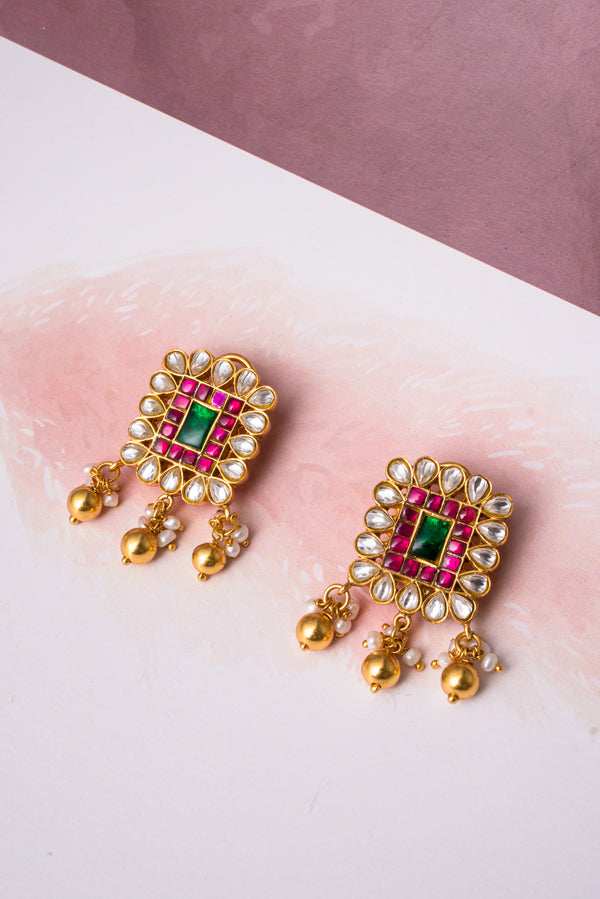 Rajasi Kundan Earrings