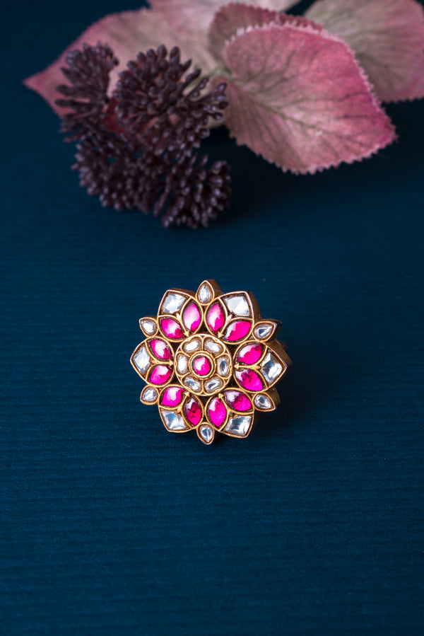 Zaira Kundan Ring