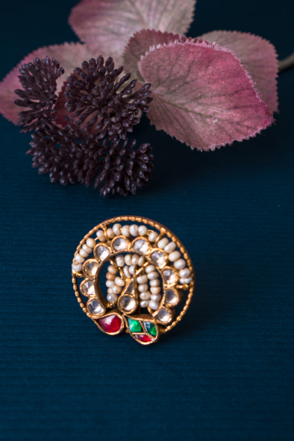 Rukmini Kundan Ring