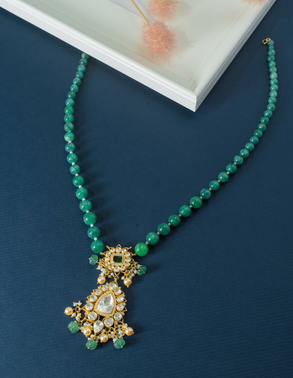 Jade Serenity Moissanite Necklace