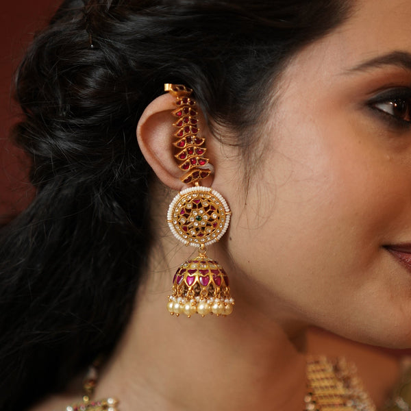 Nayika Kundan Earrings