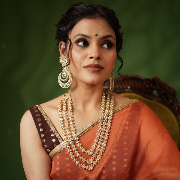 Ahalya three layer necklace