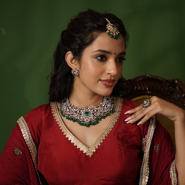 Emerald nemali necklace