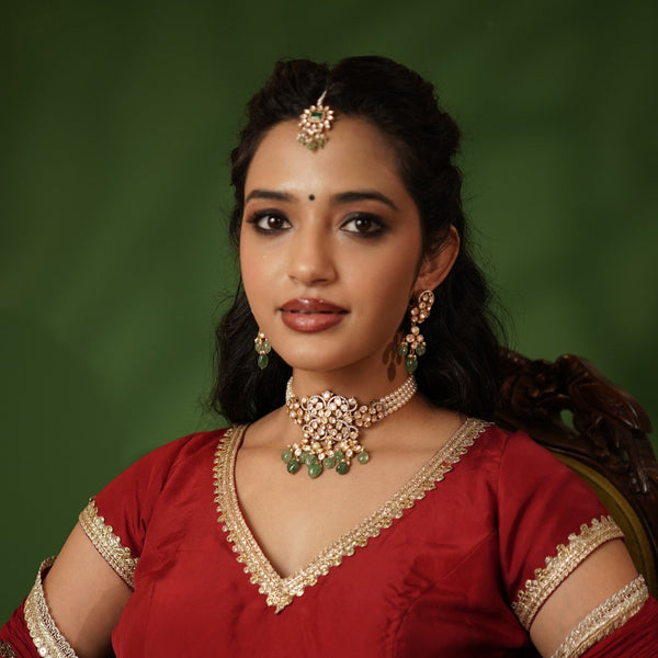 Anuhya pearl choker set