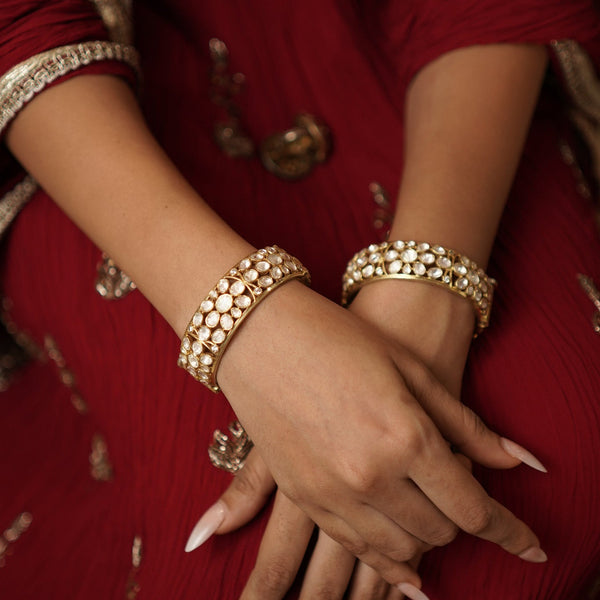 Blossom Shine Moissanite Bangles.