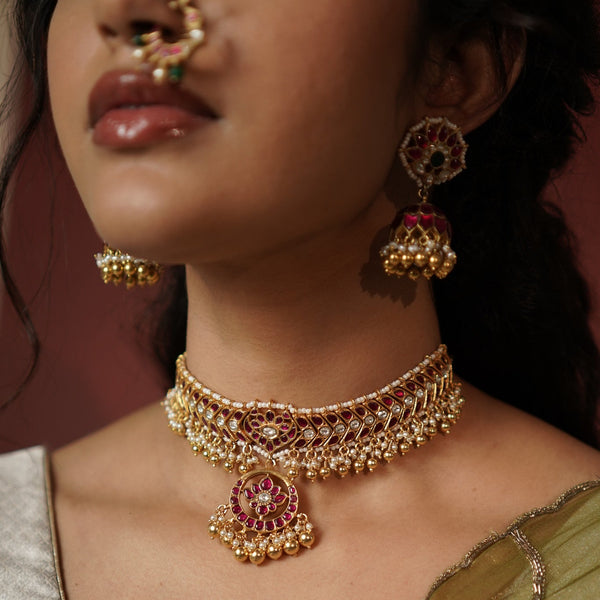 Ruhani ruby choker