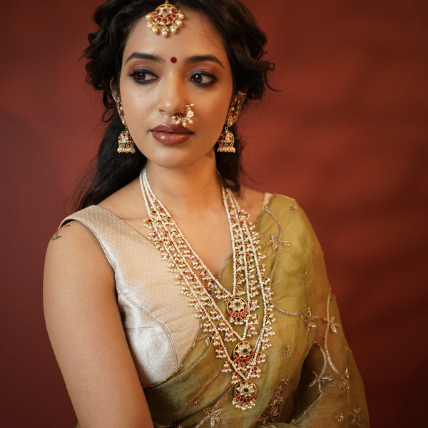 3 layer Chand necklace