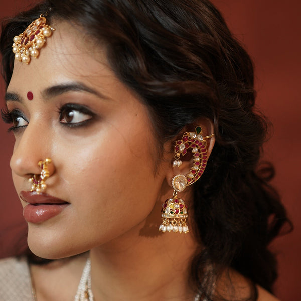 Vrindavan Kundan Earrings