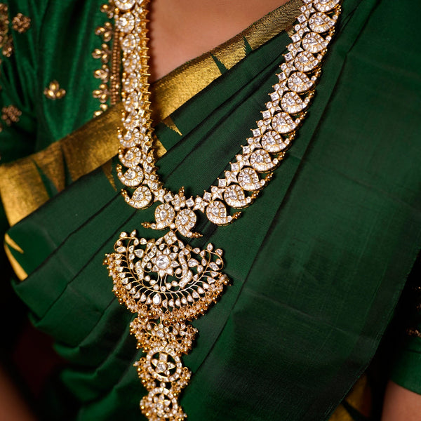 Aishwarya 3-in-1 Moissanite Mango Haaram Set