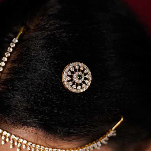 Zircon Sun & Moon Hair Pin Set