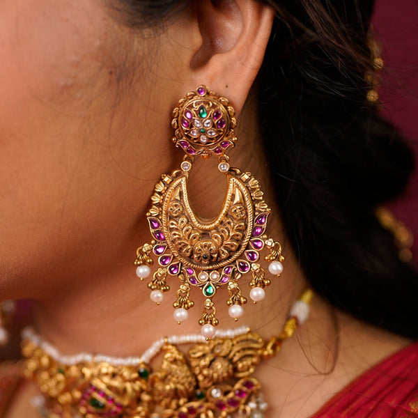 Rashi Temple Earrings