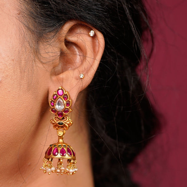 Lavantika Kundan Earrings