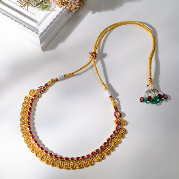 Devi Nakshi Kasumala Ruby Necklace.