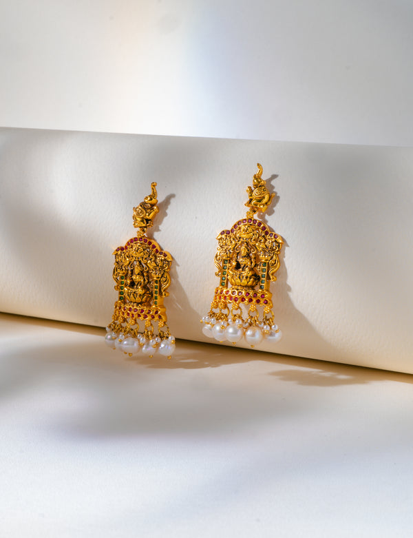 Ishika Temple Earrings