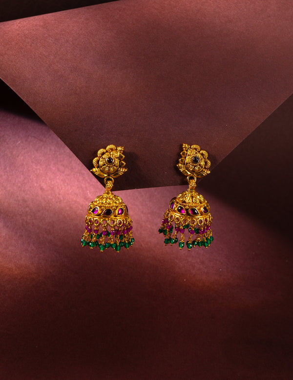 Shweta Heritage Kundan Jhumka