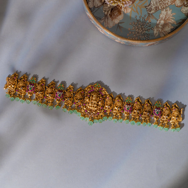 Nakshi Temple Lakshmi Devi Vaddanam with flexible back belt