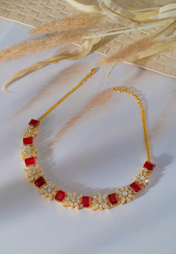 Ruby Radiance Choker