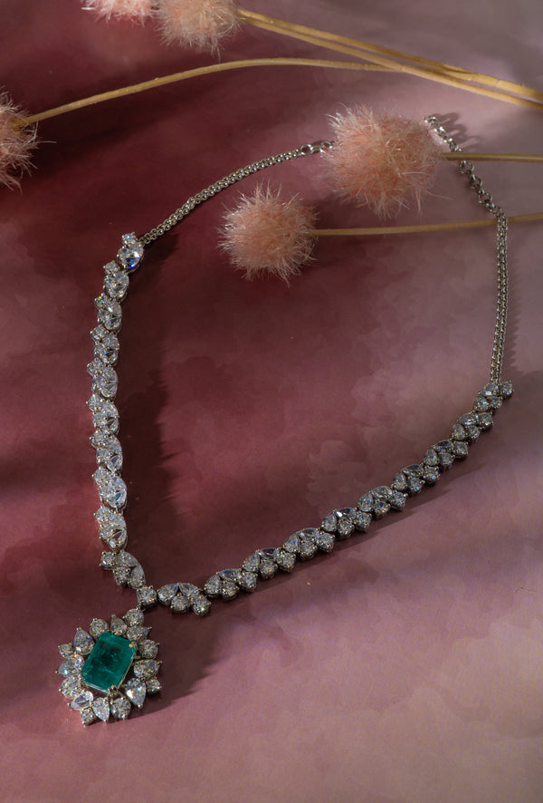 Ocean Zircon Necklace