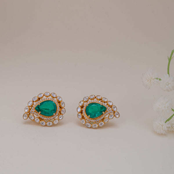 Emerald Mango earrings