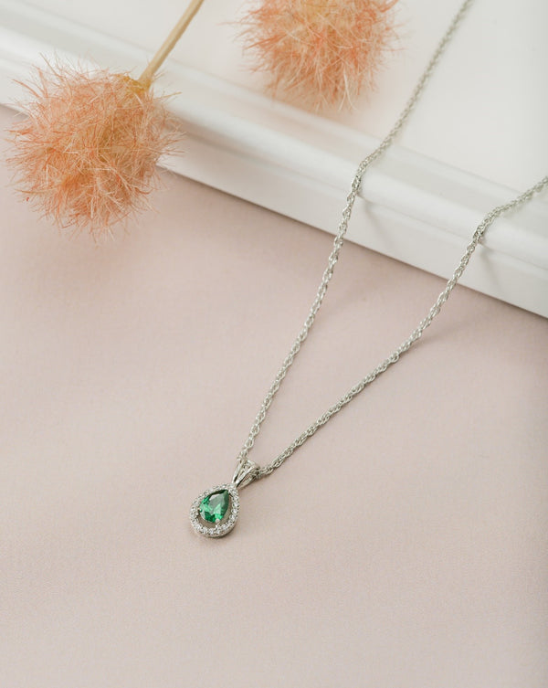 Verdant Teardrop Pendant