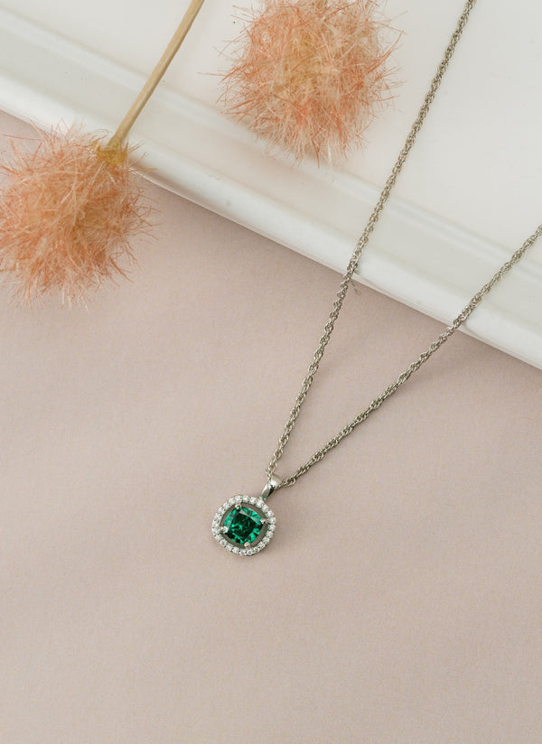 Emerald Aura Pendant