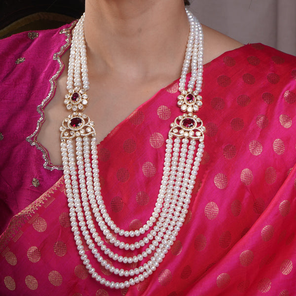 Royal Ruby Heritage Pearl Haar.