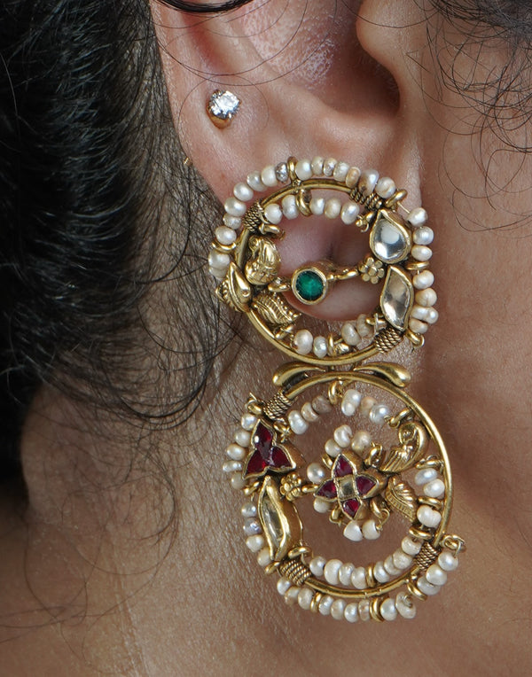 Nayika Noor Kundan Earrings