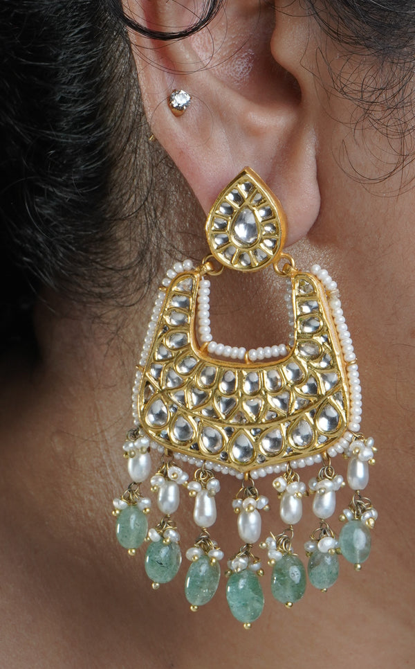 Chandni Sparsh Kundan Earrings