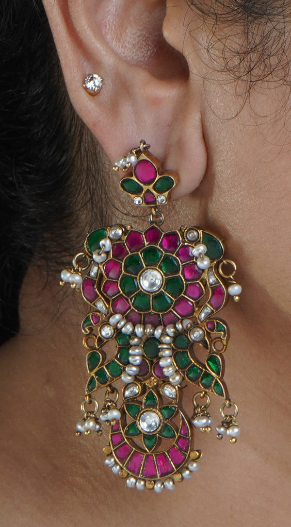 Kanaka Shringar Kundan Earrings