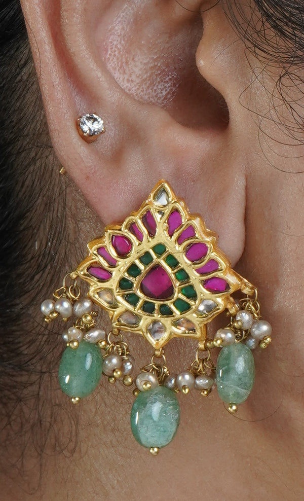 Trishna Tara Kundan Earrings