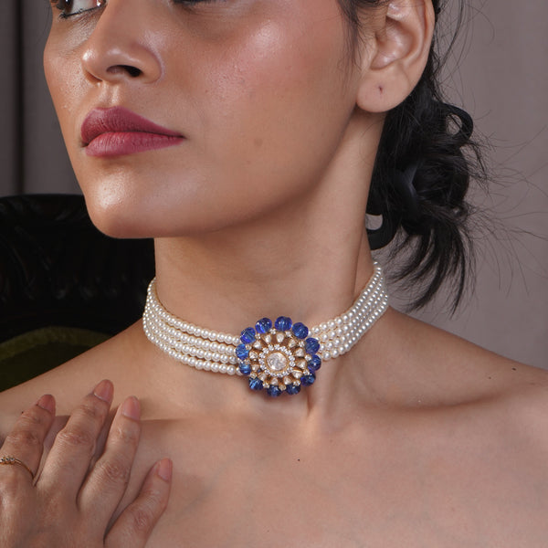 Neel Mani Moissanite Choker