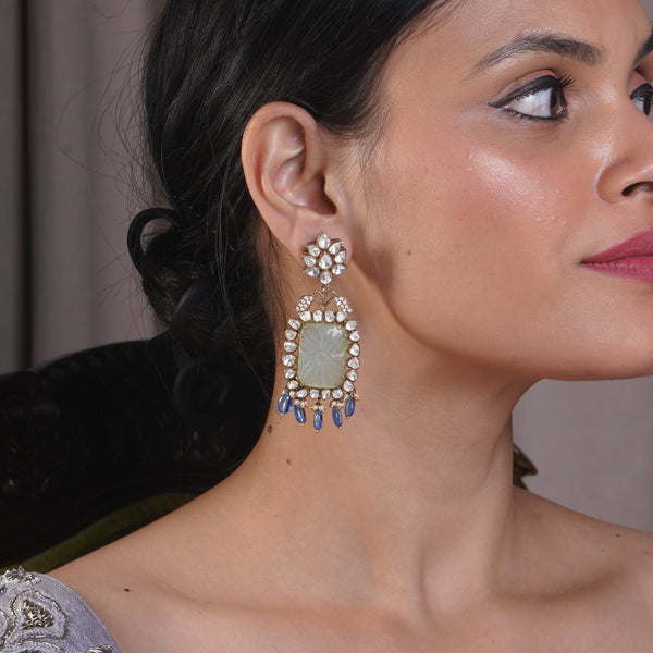 Queen's Jewels Mossanite Earrings