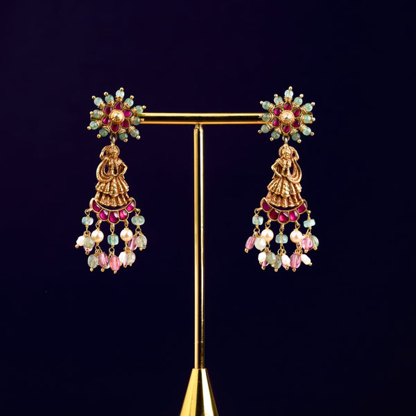 Nishaa Mohini Kundan Earrings