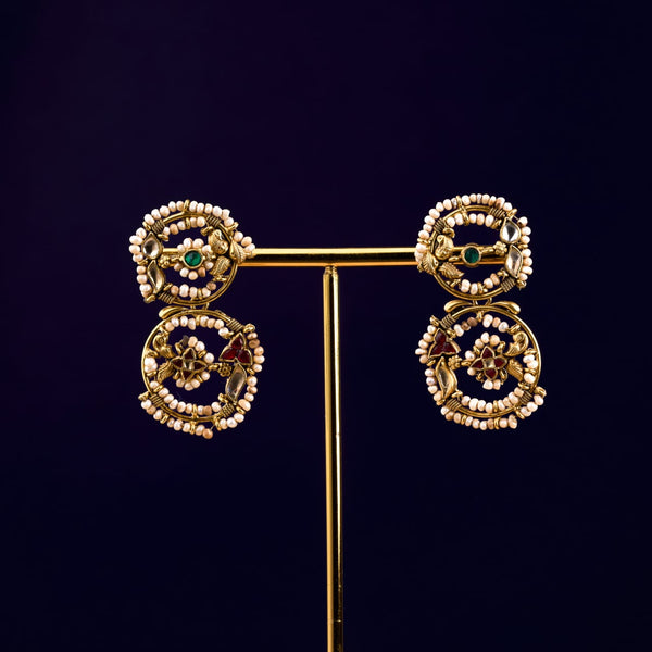 Nayika Noor Kundan Earrings