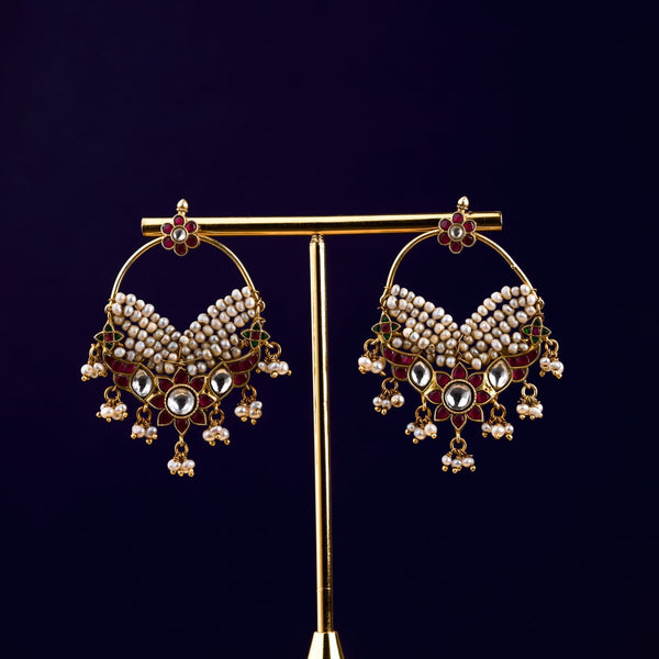 Rasa Ratna Kundan Earrings