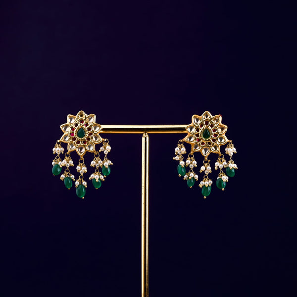 Swarnika Surya Kundan Earrings