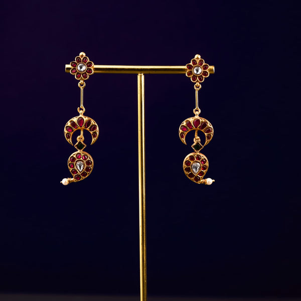 Raga Rajini Kundan Earrings